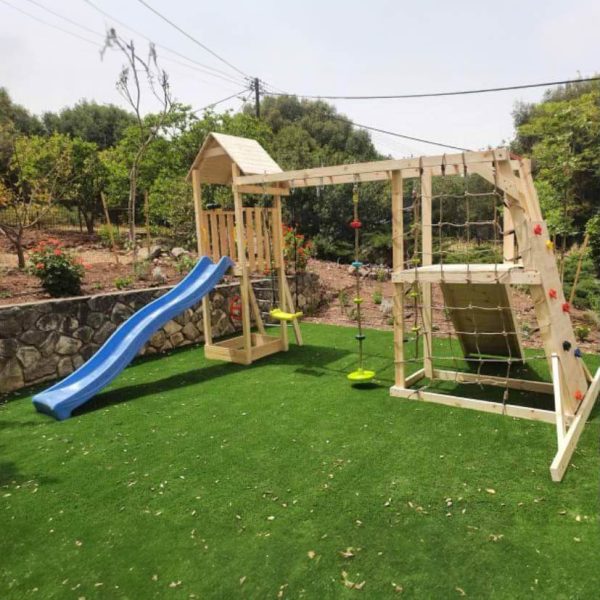 בית עץ לילדים דגם גן שעשועון