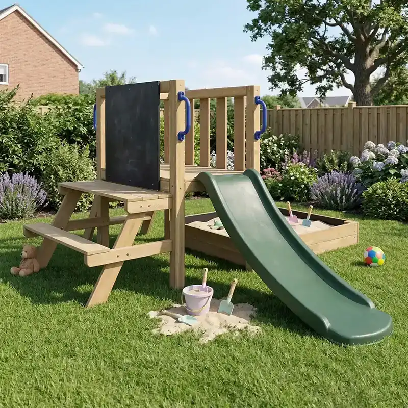 מתקן עץ פעילות לילדים - פיקניק