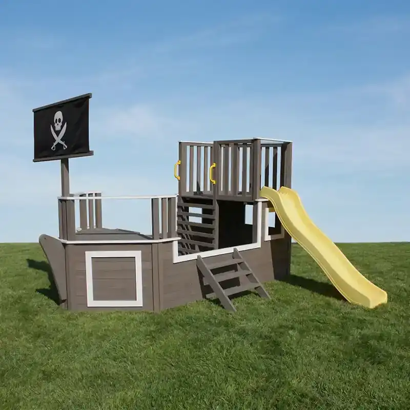 בית עץ לילדים ספינת פיראטים